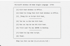 Activation Script – Active Win 10/11 Digital License và Office