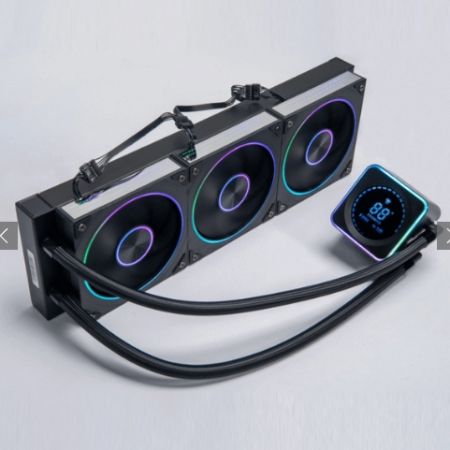 Tản nhiệt nước Leopard AstroBeat 360 Black | ARGB Display, Đen