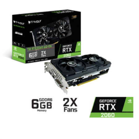 Card màn hình T-WOLF RTX 2060 6GB GDDR6 ( New Full Box 36 tháng)