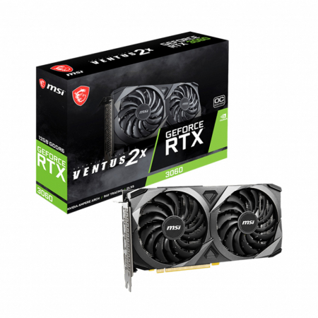 Card màn hình VGA MSI RTX 3060 12GB GDDR6 Ventus 2X OC