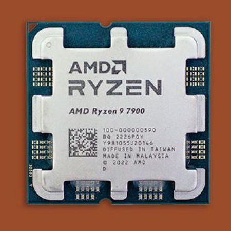 CPU AMD Ryzen 9 7900 (Up To 5.4GHz, 12 Nhân 24 Luồng, 76MB Cache, 65W)