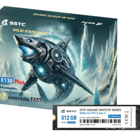  Ổ cứng SSD SSTC E130 Plus M2 NVMe Gen 3 512GB QSD Ổ cứng SSD SSTC E130 Plus M2 NVMe Gen 3 512GB QSD
