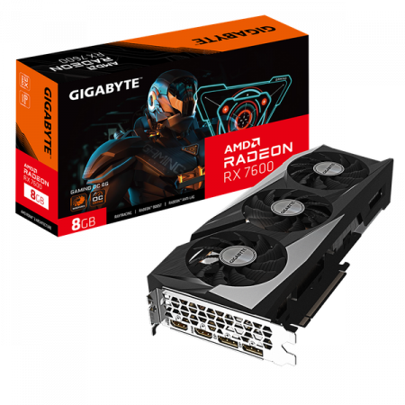 RX7600 8G Gigabyte Gaming OC 3Fan - NEW 
