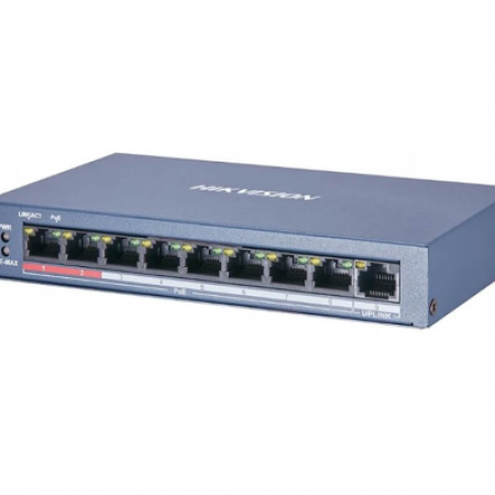 8-Port 100M PoE Switch HIKVISION DS-3E0109P-E/M(B)