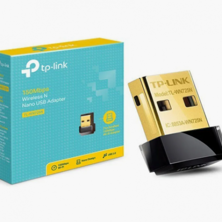 Thiết bị thu sóng wifi TP-LINK USB TL-WN 725N Tốc độ 150MBPS