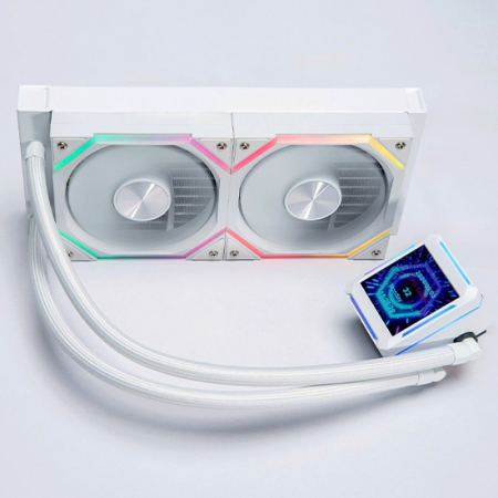 Tản nhiệt nước Leopard Astro Shell 240 ARGB Digital LCD - Black/WHITE