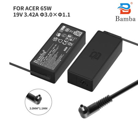 Cục Sạc Bamba 19V – 3.42A (đầu nhỏ) Dùng Cho Laptop Acer SF314-52,SF114-32,SF514-54T,SF314-54,A314-33,A314-41,A514-51,A514-51G,A514-51K,A514-51KG