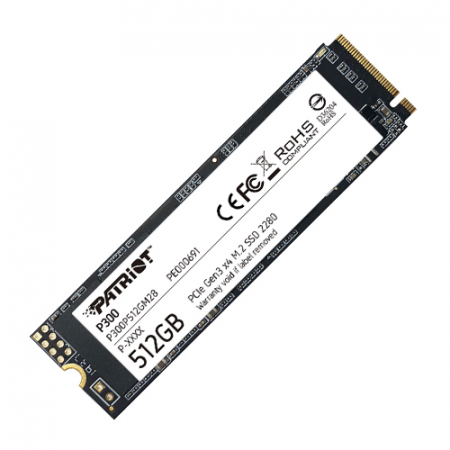 Ổ Cứng SSD 512GB Patriot P300 M2 2280 NVMe (P300P512GM28)