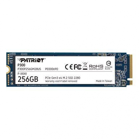Ổ Cứng SSD 256G Patriot P300 | PCIe Gen3, M.2 NVMe, P300P256GM28