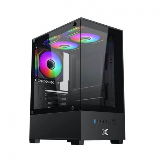 Thùng máy Case Xigmatek View 3GF - Trắng - Đen - Hồng