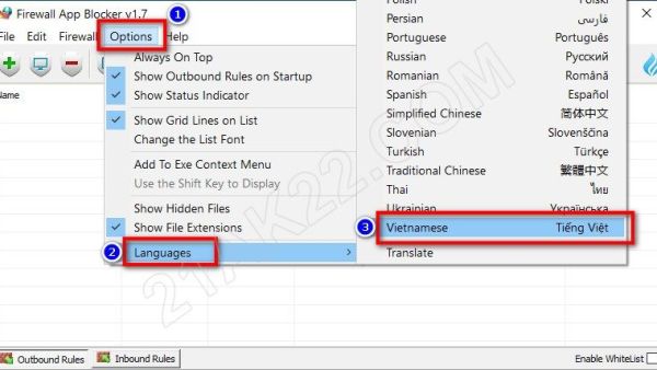 Hướng Dẫn Chặn Kết Nối Internet Của Phần Mềm FIREWALL APP BLOCKER