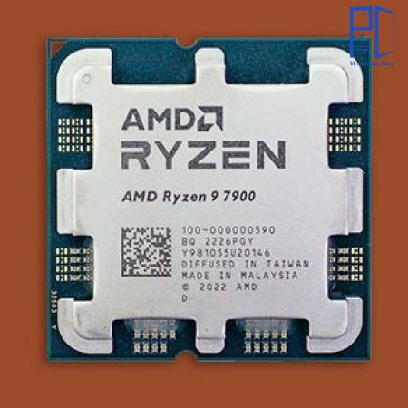 CPU AMD Ryzen 9 7900 (Up To 5.4GHz, 12 Nhân 24 Luồng, 76MB Cache, 65W)