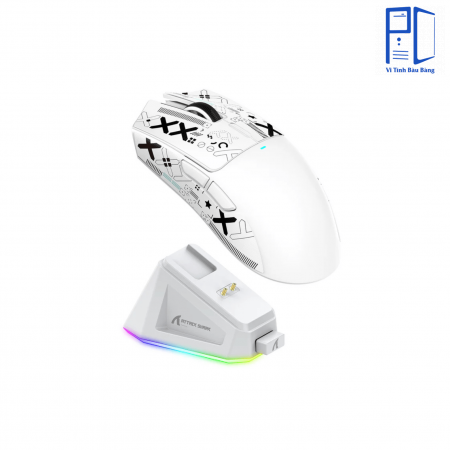 Chuột không dây Attack Shark X11 (White - Mới, Full box)