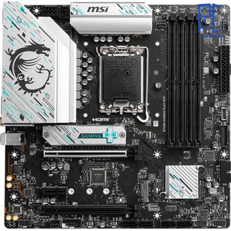 Mainboard MSI B760M Gaming Plus Wifi DDR4 | LGA 1700, mATX, 4 khe RAM