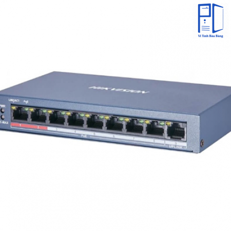 8-Port 100M PoE Switch HIKVISION DS-3E0109P-E/M(B)