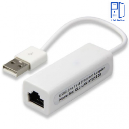 Thiết bị chuyển đổi USB 2.0 ra LAN RJ45 (Trắng)