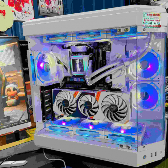 PC Gaming Full White  | Intel i5 12400F \ RTX 3060 12G\ B760M\ RAM 16GB\ SSD 512GB