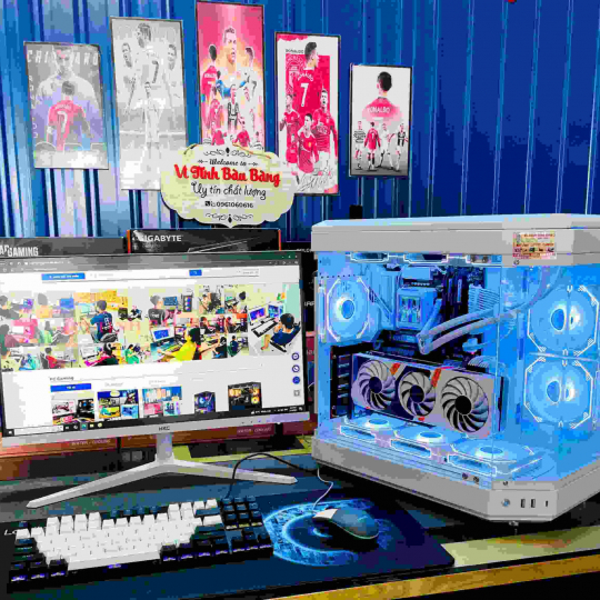 PC Gaming Full White  | Intel i5 12400F \ RTX 3060 12G\ B760M\ RAM 16GB\ SSD 512GB