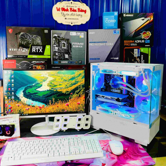 PC / i3-9100f/ Main H310/ Ram16/ SSD256G/ Card 1050/ Nguồn 500W (1)