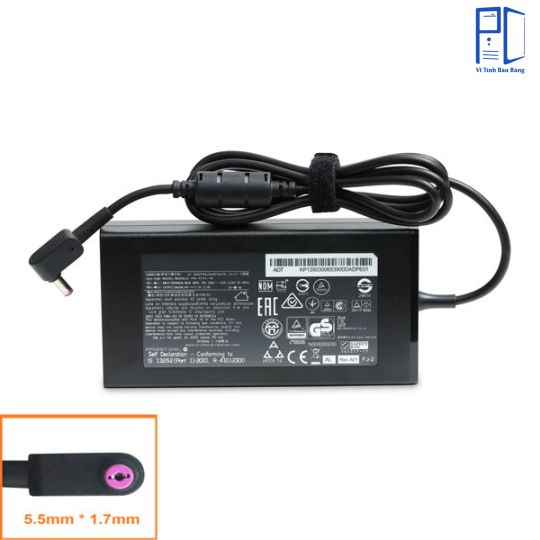 Cục Sạc 19V – 9.23A Dùng Cho Laptop Acer AN515-52,AN515-53,AN715-51,PT515,VN7-593,VN7-793,V5-591G,AN515-51,AN515-57,PH315-51, Helios 300 G3-571,G3-572,G-573