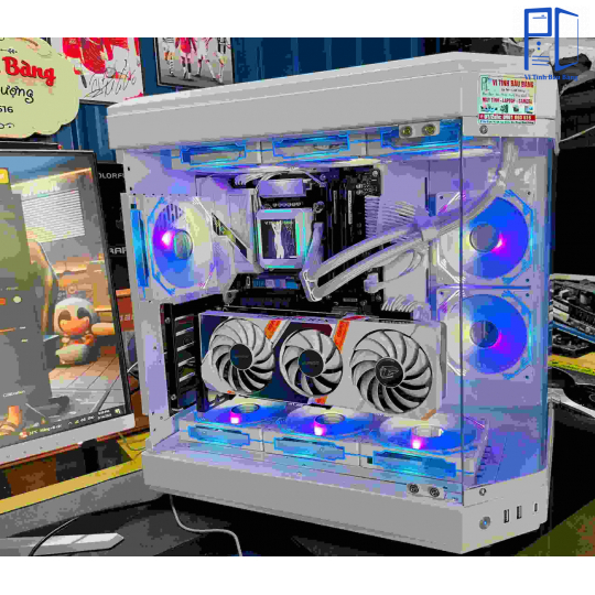PC Gaming Full White  | Intel i5 12400F \ RTX 3060 12G\ B760M\ RAM 16GB\ SSD 512GB