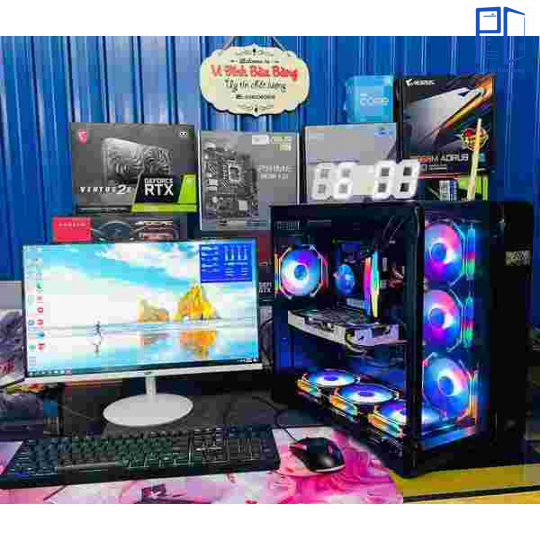 PC Gaming  | Intel i5 12400F \ RTX 3050 6G\ H610M\ RAM 16GB\ SSD 512GB - PC GAMING BÀU BÀNG