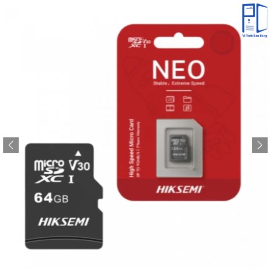  Thẻ nhớ MicroSDXC chuyên camera HIKSEMI NEO HS-TF-C1 64GB