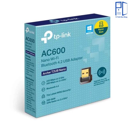 USB Wifi + Bluetooth TP-Link Archer T2UB Nano AC600