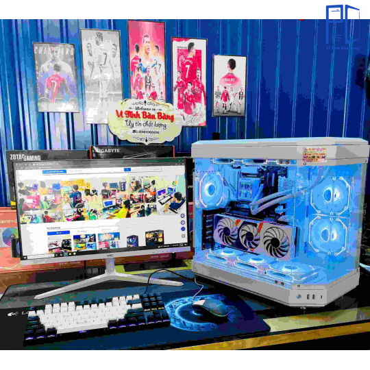 PC Gaming Full White  | Intel i5 12400F \ RTX 3060 12G\ B760M\ RAM 16GB\ SSD 512GB