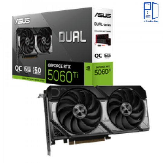 Card màn hình VGA ASUS Dual GeForce RTX™ 5060 Ti 16GB GDDR7 OC Edition