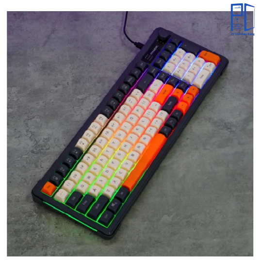 Bàn Phím Giả Cơ Gaming MAGIC K-01L MIX LED Rainbow | Fullsize Có Numpad