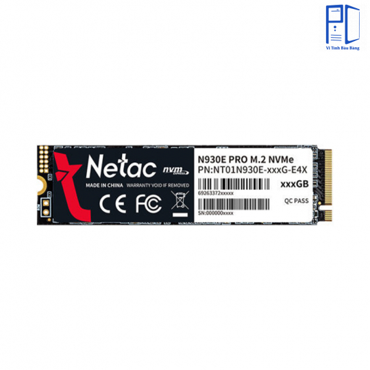 Ổ cứng Netac N930E Pro 512GB PCIe 3 x4 M.2 2280 NVMe 3D NAND