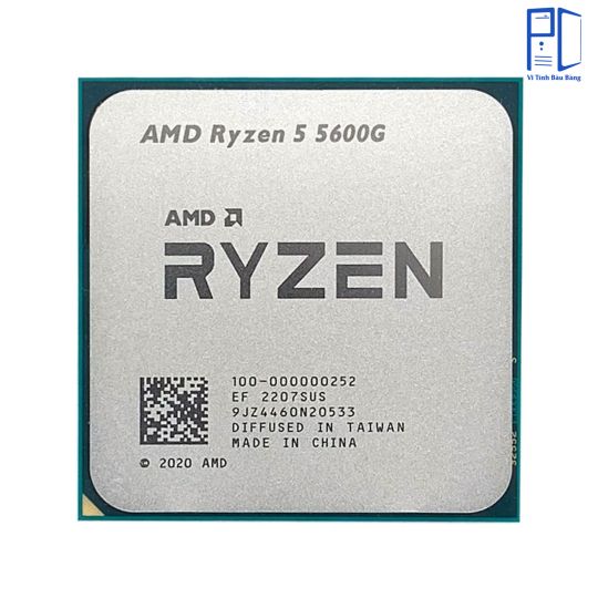 CPU AMD RYZEN 5 5600G (3.9Ghz Upto 4.4Ghz / 19Mb / 6 Cores, 12 Threads / 65W) Box Chính Hãng