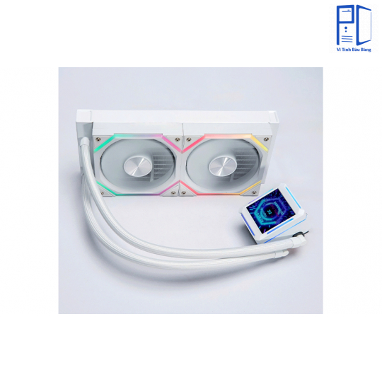 Tản nhiệt nước Leopard Astro Shell 240 ARGB Digital LCD - Black/WHITE